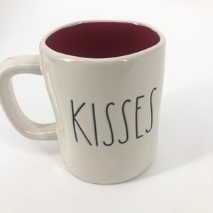 Rae Dunn Hugs and Kisses Mug Double Sided Mug, EUC